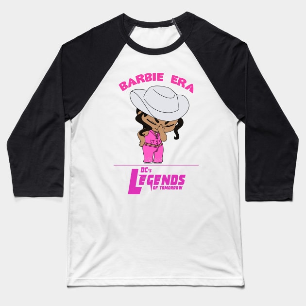 Tiny Spooner - Barbie Era v2 Baseball T-Shirt by RotemChan